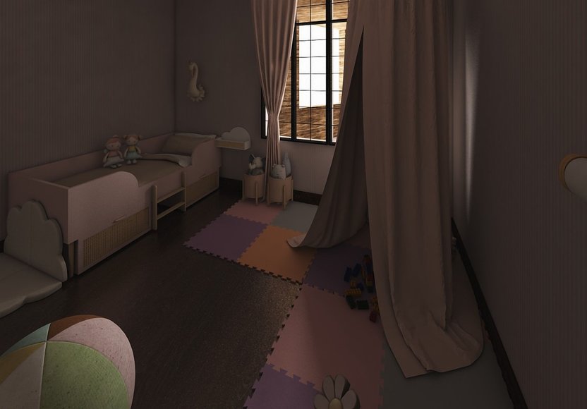 Scandinavian kids room