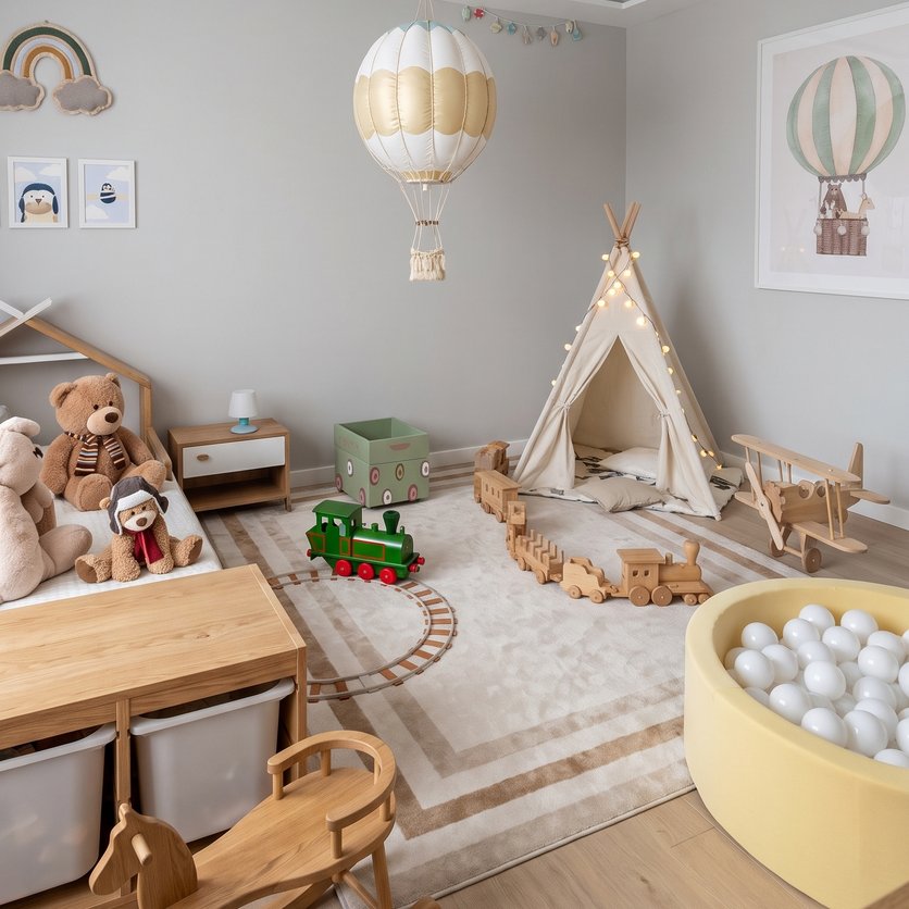 Scandinavian kids room
