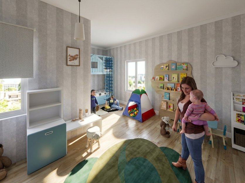 Contemporary kids room