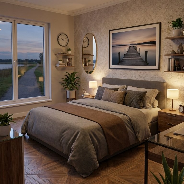 Mid-century bedroom