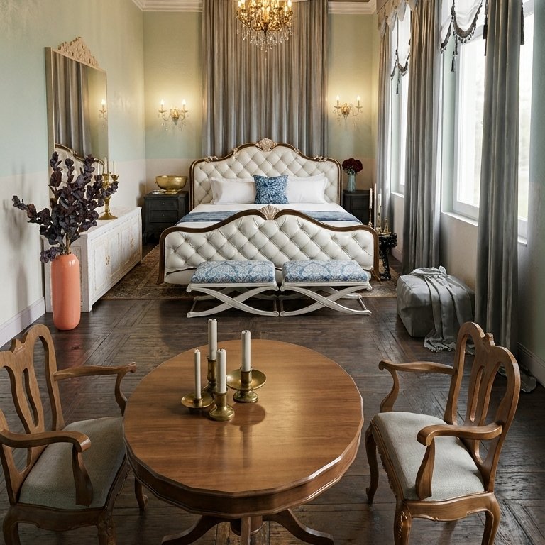Traditional bedroom