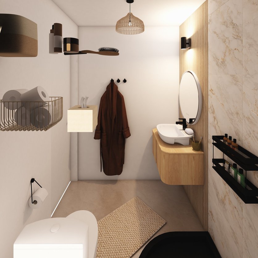 Mid-century bathroom