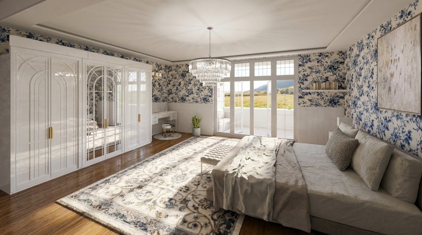 Traditional bedroom