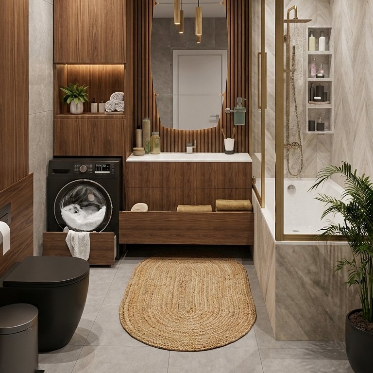 Mid-century bathroom