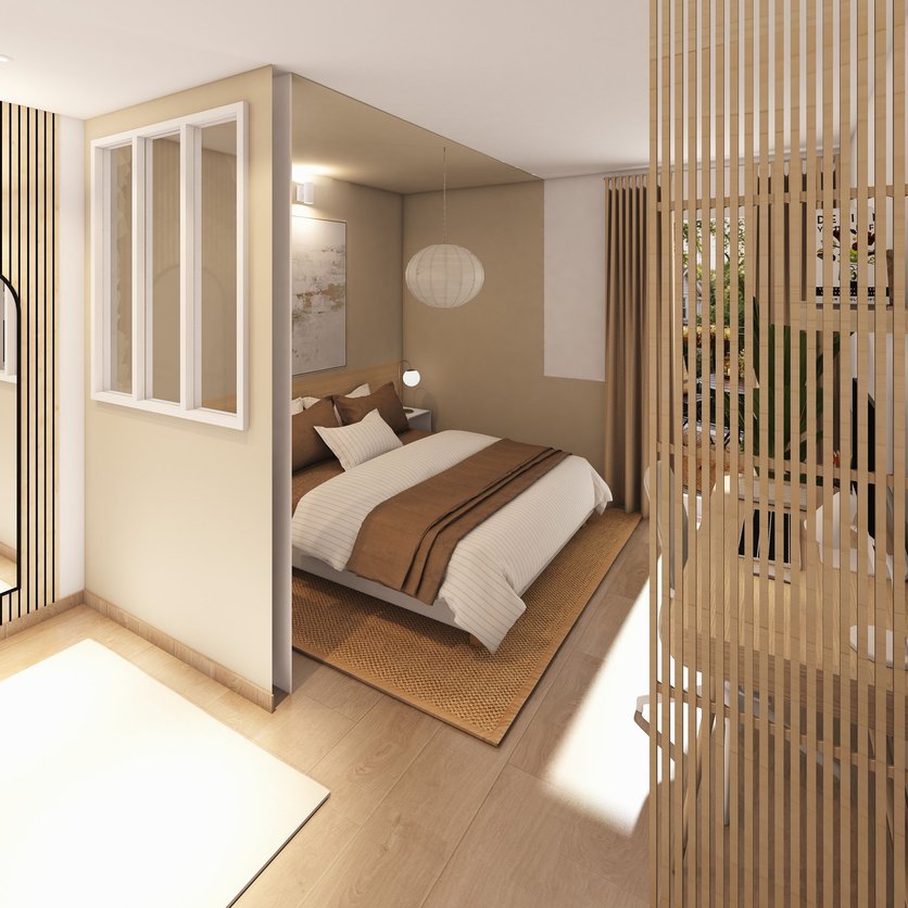 Contemporary bedroom