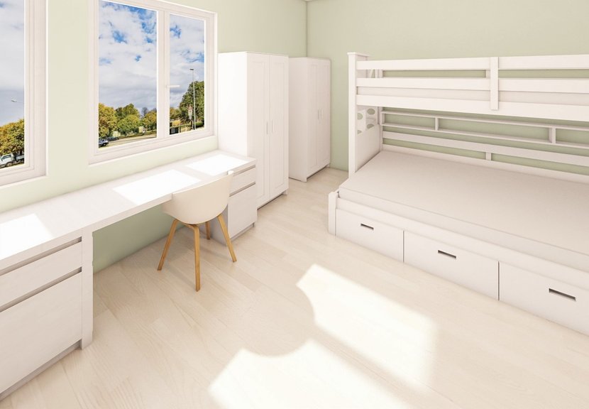 Scandinavian bedroom