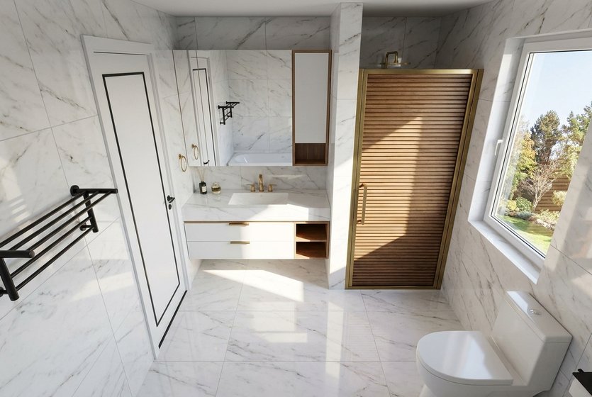 Mid-century bathroom