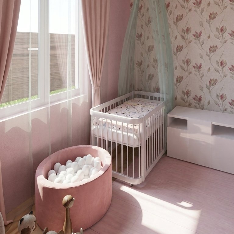 Minimalist kids room