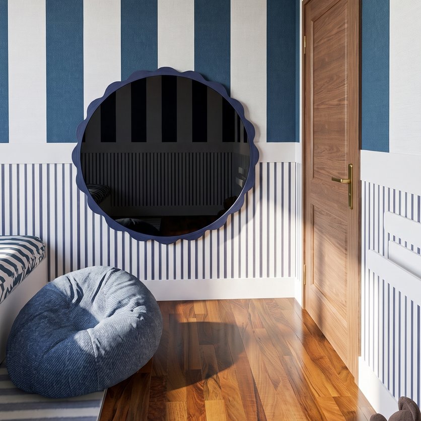 Mid-century kids room