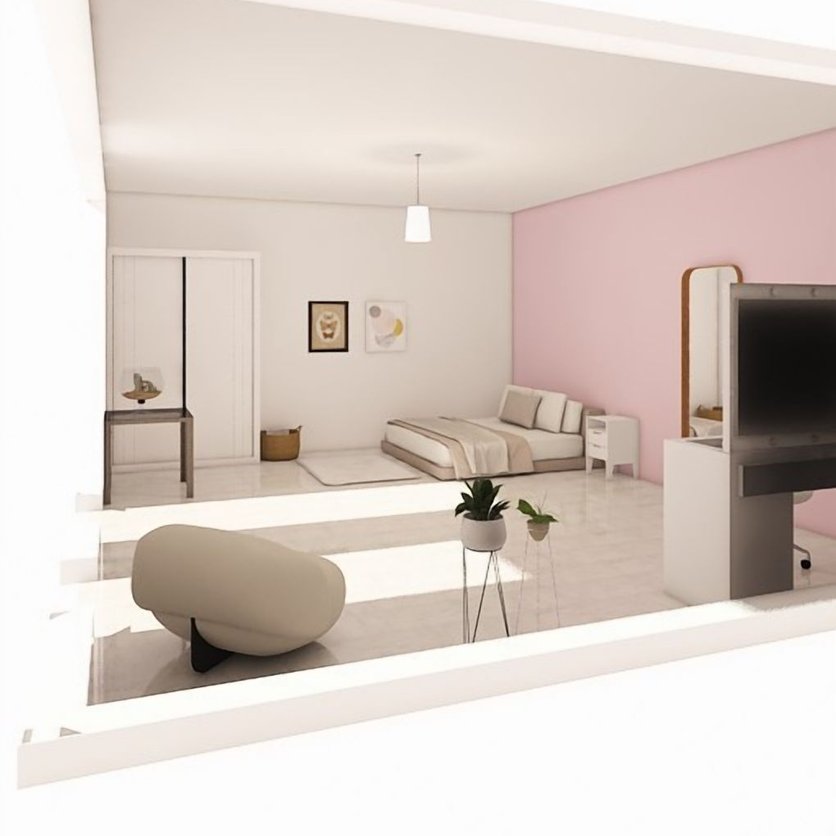 Contemporary bedroom