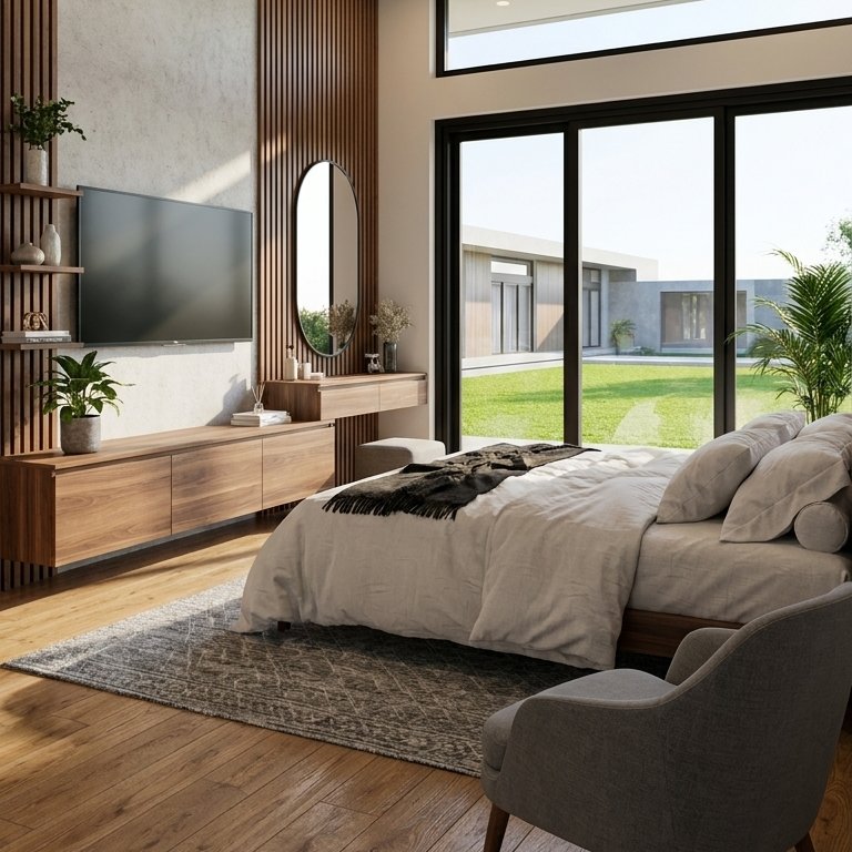 Mid-century bedroom