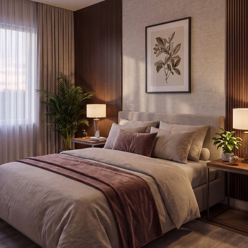 Mid-century bedroom