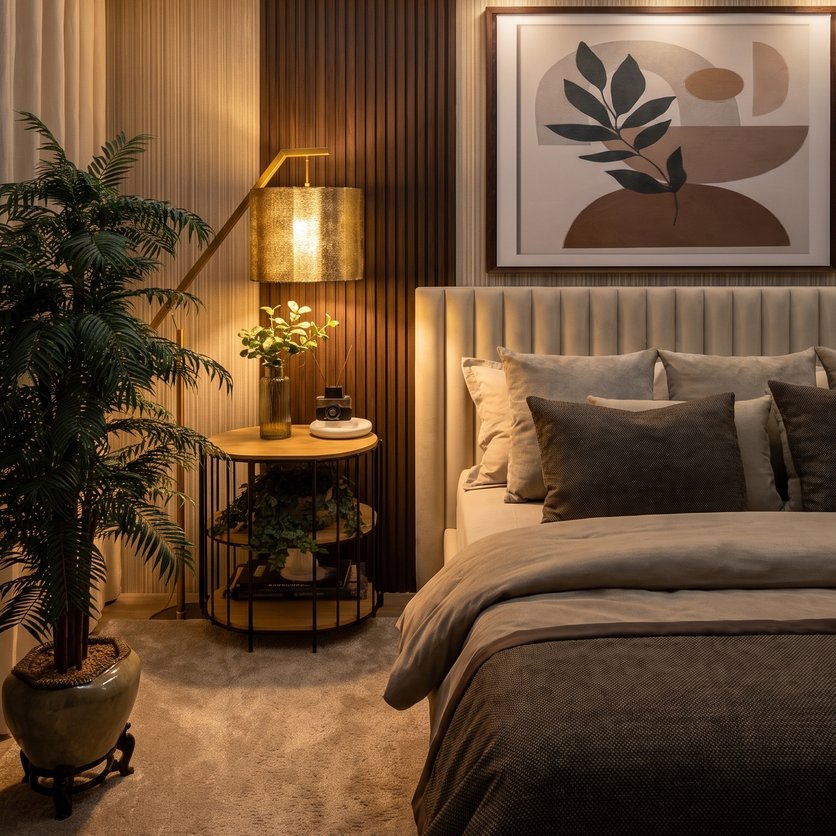 Mid-century bedroom