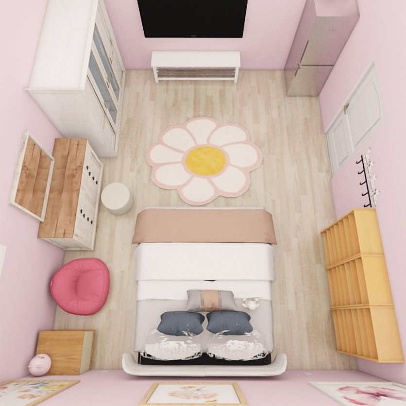 Mid-century bedroom