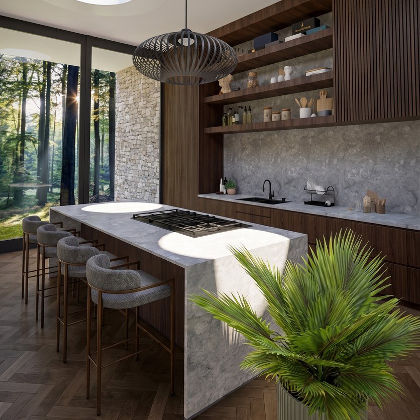 Mid-century kitchen