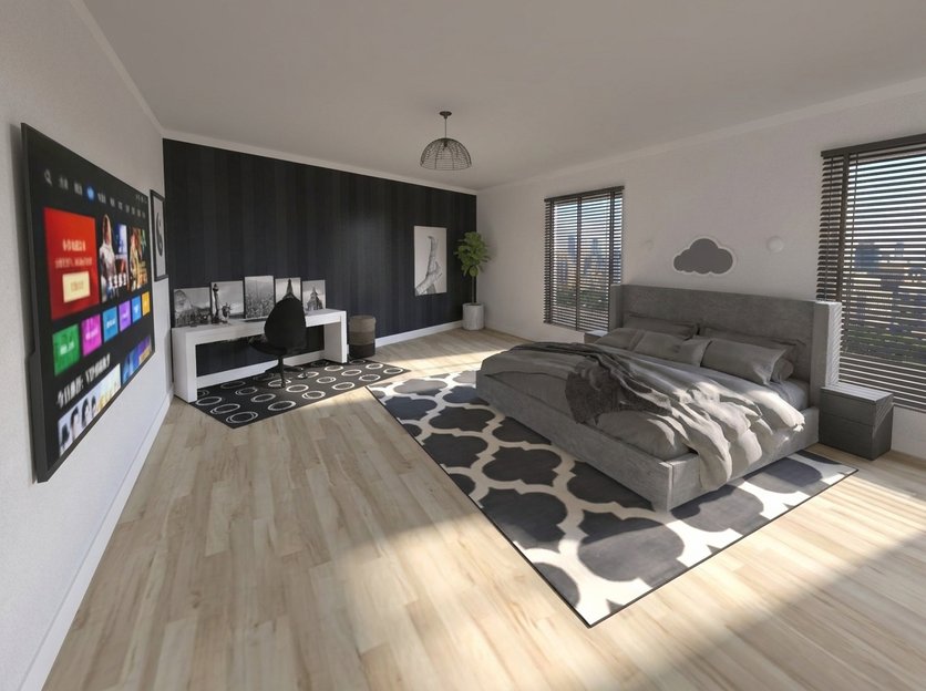 Mid-century bedroom