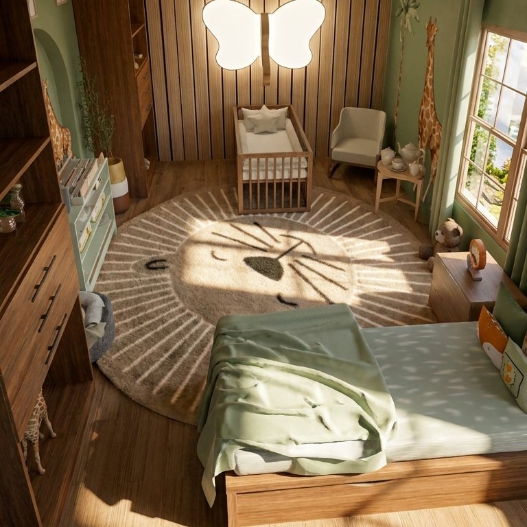 Mid-century bedroom