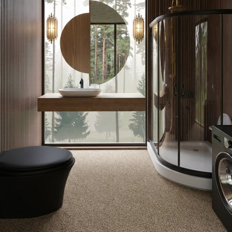 Mid-century bathroom