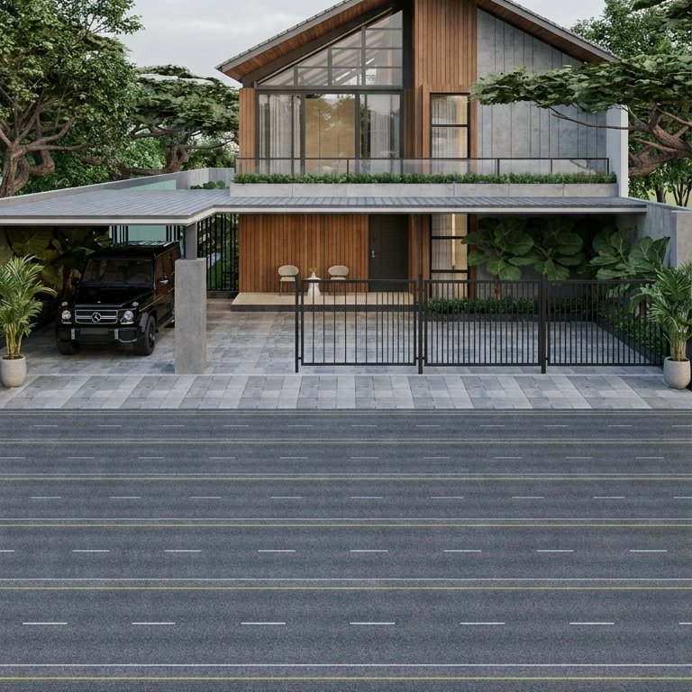 Contemporary floor plan
