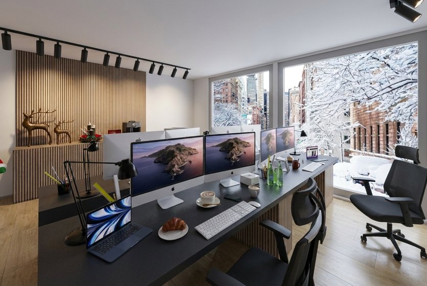 Mid-century home office