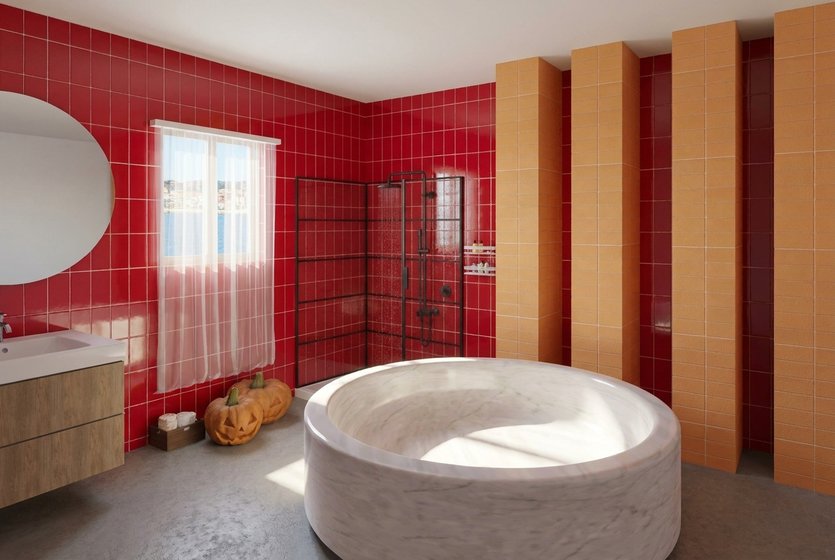 Wabi-sabi bathroom