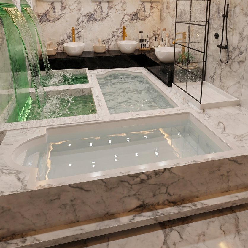 Mid-century bathroom