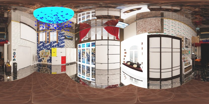 Mid-century kids room