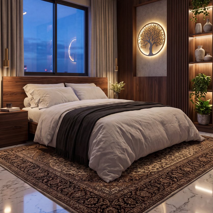 Mid-century bedroom