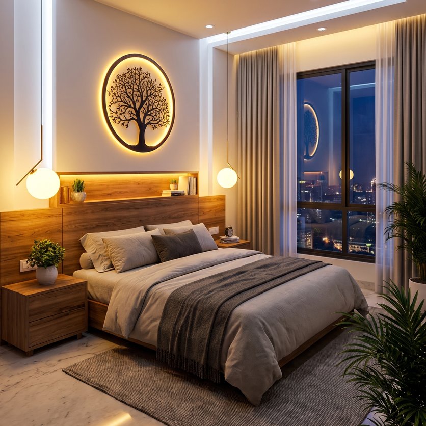 Mid-century bedroom