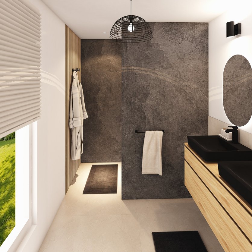 Mid-century bathroom