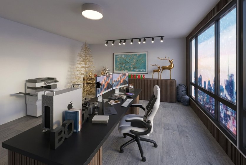 Mid-century home office
