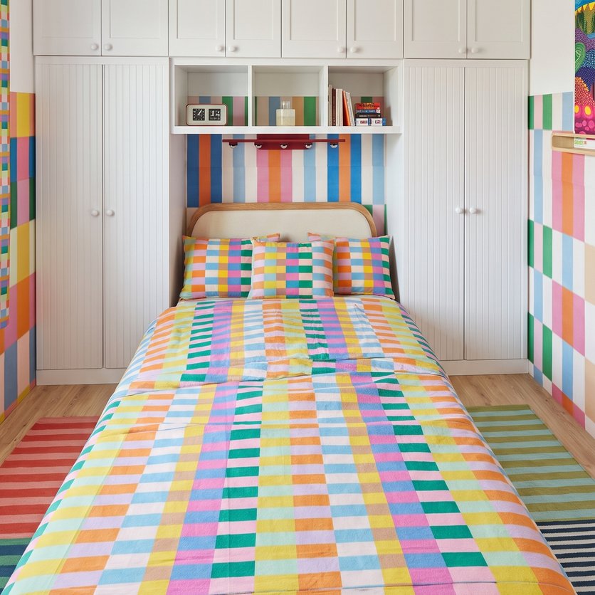 Eclectic bedroom