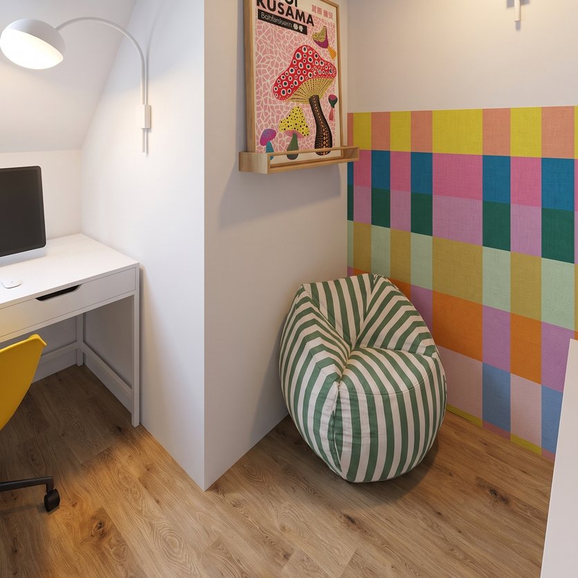 Mid-century home office