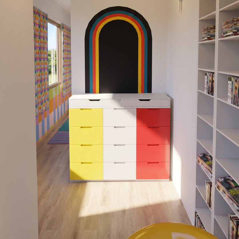 Mid-century kids room