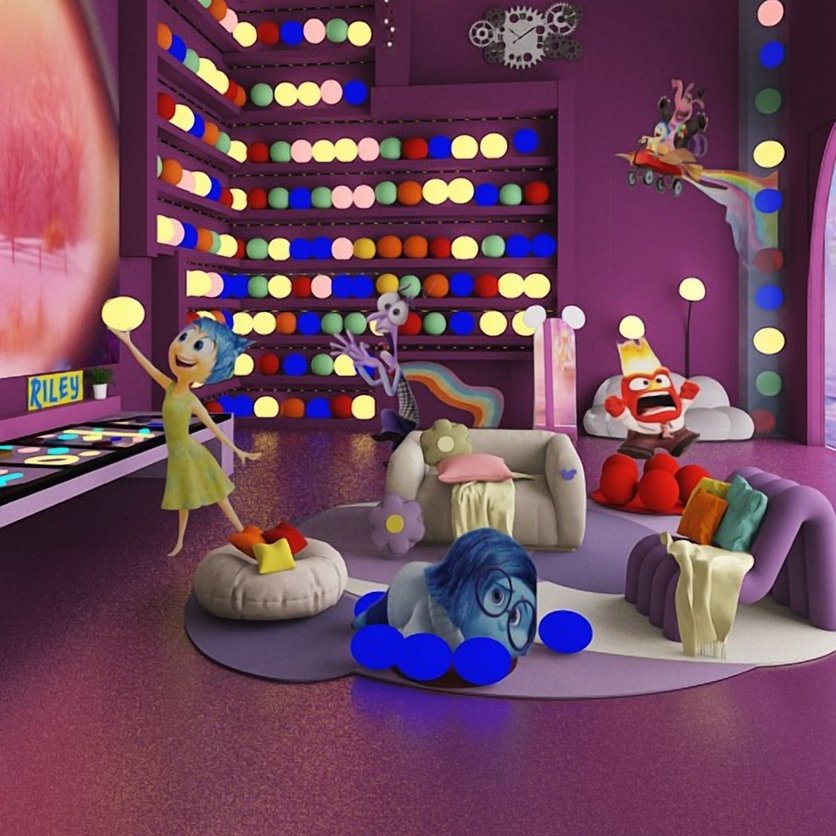 Memphis kids room