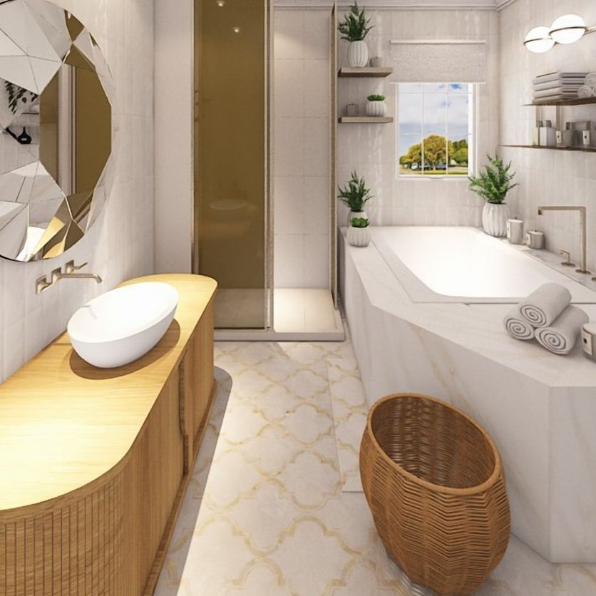 Scandinavian bathroom