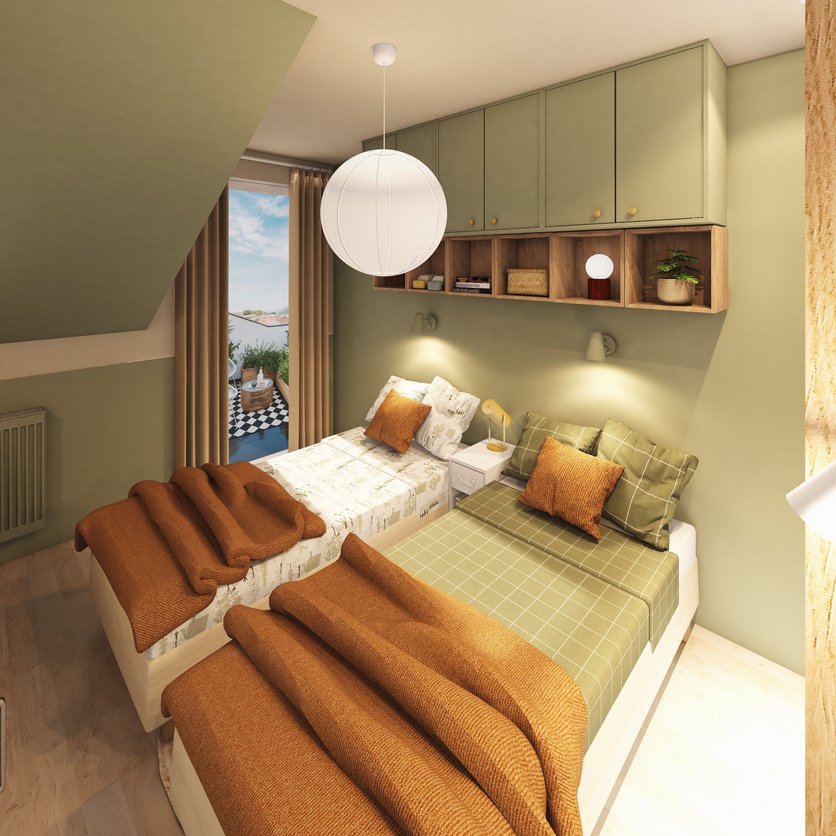 Scandinavian bedroom