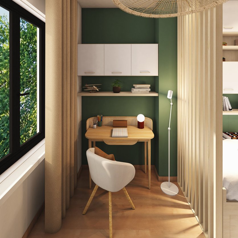 Scandinavian home office