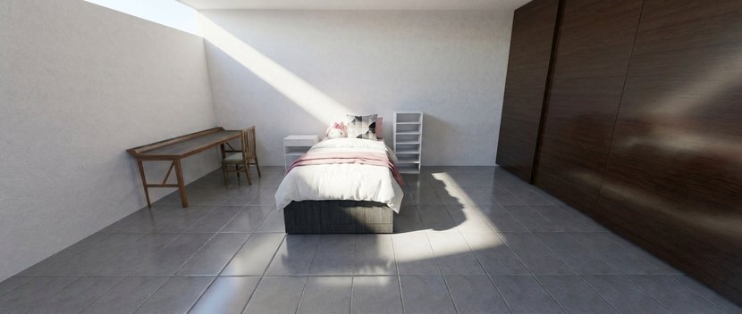 Contemporary bedroom