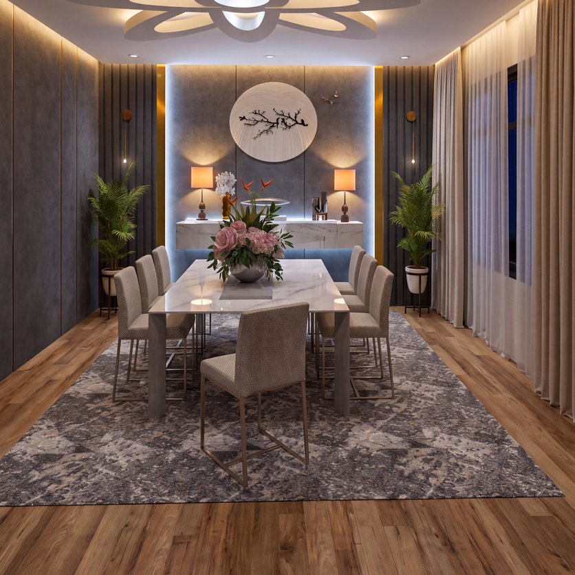 Contemporary dining room