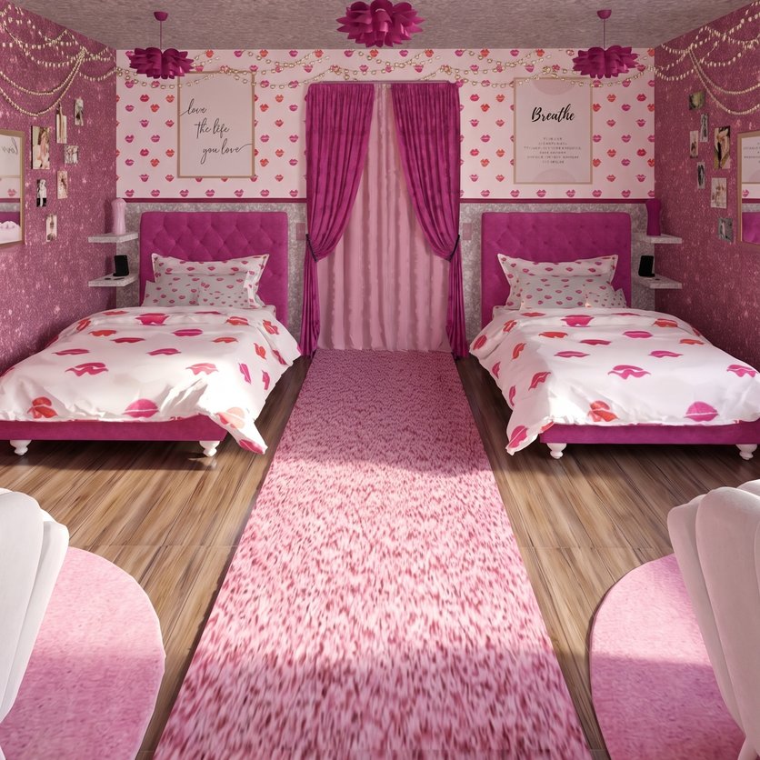 Eclectic kids room