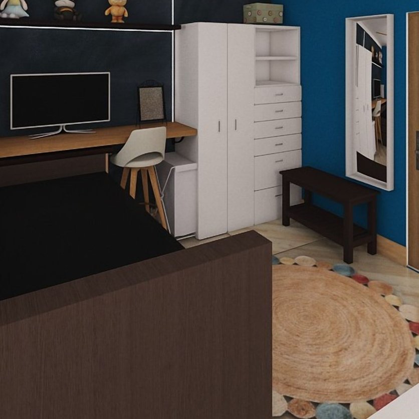 Mid-century bedroom