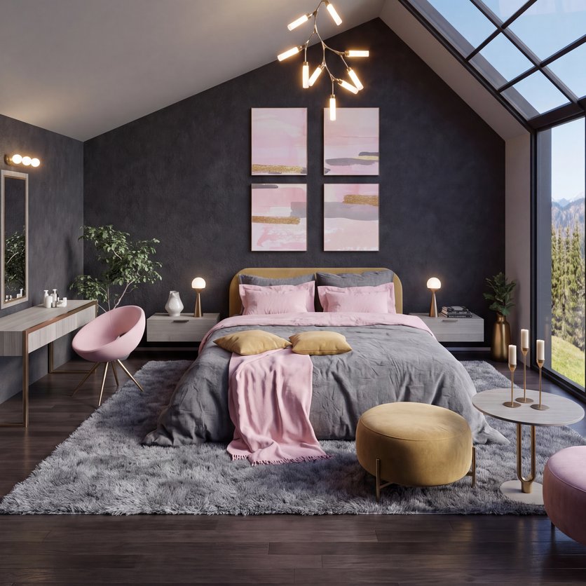 Contemporary bedroom