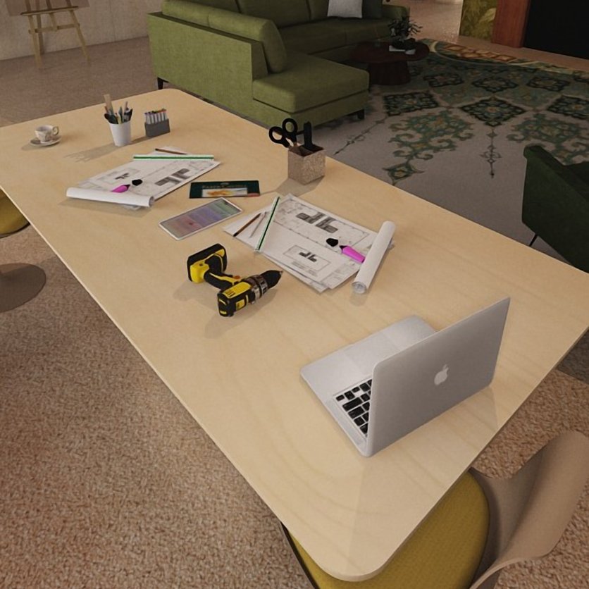 Retro home office