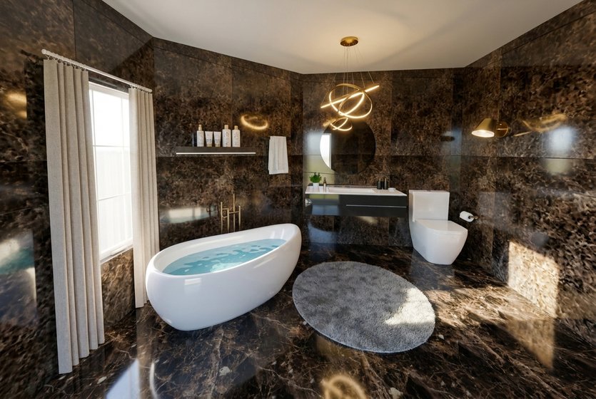 Mid-century bathroom