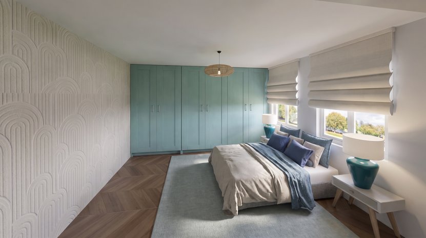 Mid-century bedroom