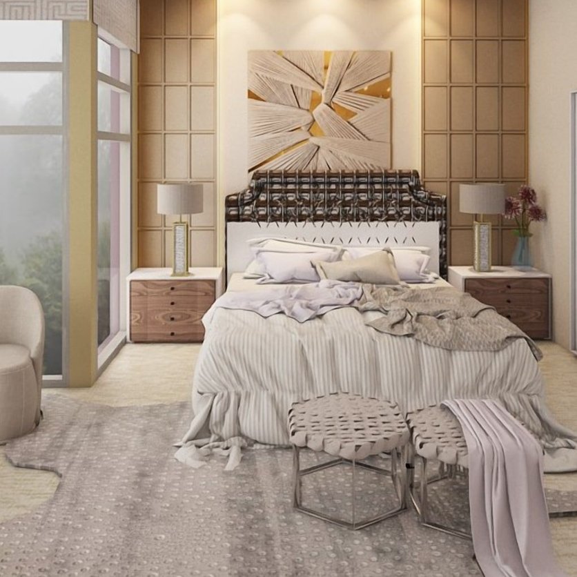 Mid-century bedroom