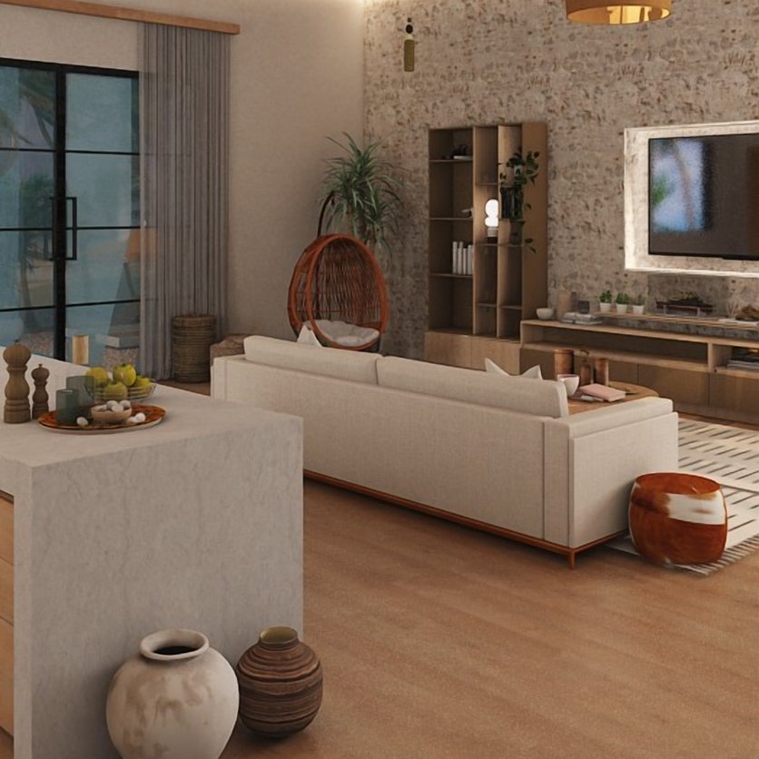 Boho living room