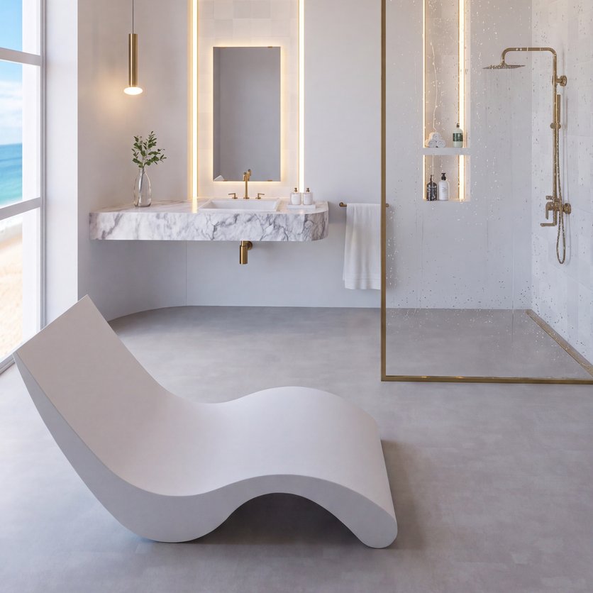 Mid-century bathroom