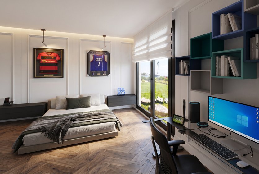 Mid-century bedroom